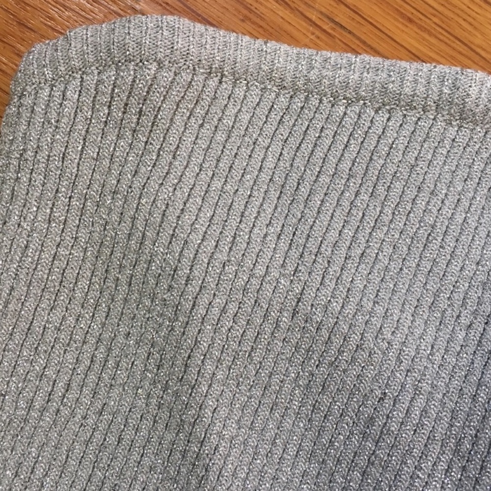 Celine silver sparkle tube top - Picture 6 of 8